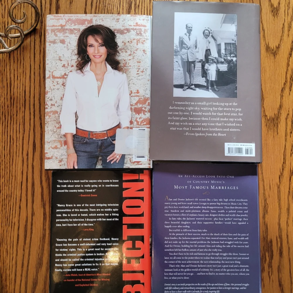 Books ~ 4: Susan Lucci ~ Laura Bush ~ Alan Jackson ~ Nancy Grace ~ GUC